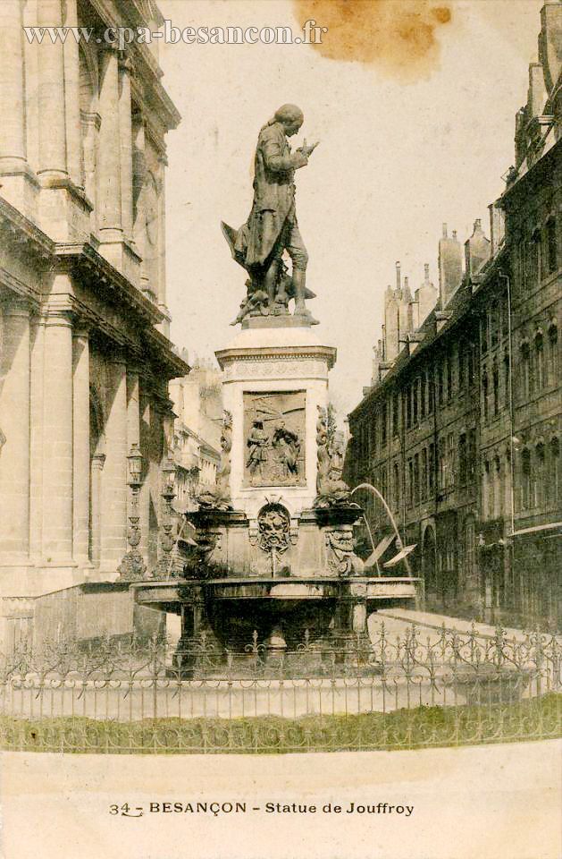 34 - BESANÇON - Statue de Jouffroy